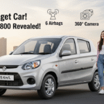 Maruti Alto 800 की पूरी जानकारी: बाइक के बजट में 35 Km माइलेज 6 एयरबैग और 360 डिग्री कैमरा
